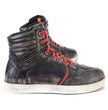 Milwaukee Leather MBM9103 Men's Vintage Leather Brown w/ Red Laces High-Top Reinforced Street Riding Casual Shoes