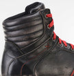 Milwaukee Leather MBM9103 Men's Vintage Leather Brown w/ Red Laces High-Top Reinforced Street Riding Casual Shoes