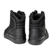 Milwaukee Leather Men's Black Leather Diamond Patterned Reinforced Street Biker Riding Shoes w/ Ankle Support - MBM9104