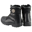 Milwaukee Leather Men's 9-Inch Black Leather Swat Style-Tactical Lace-Up Motorcycle Biker Boots MBM9105