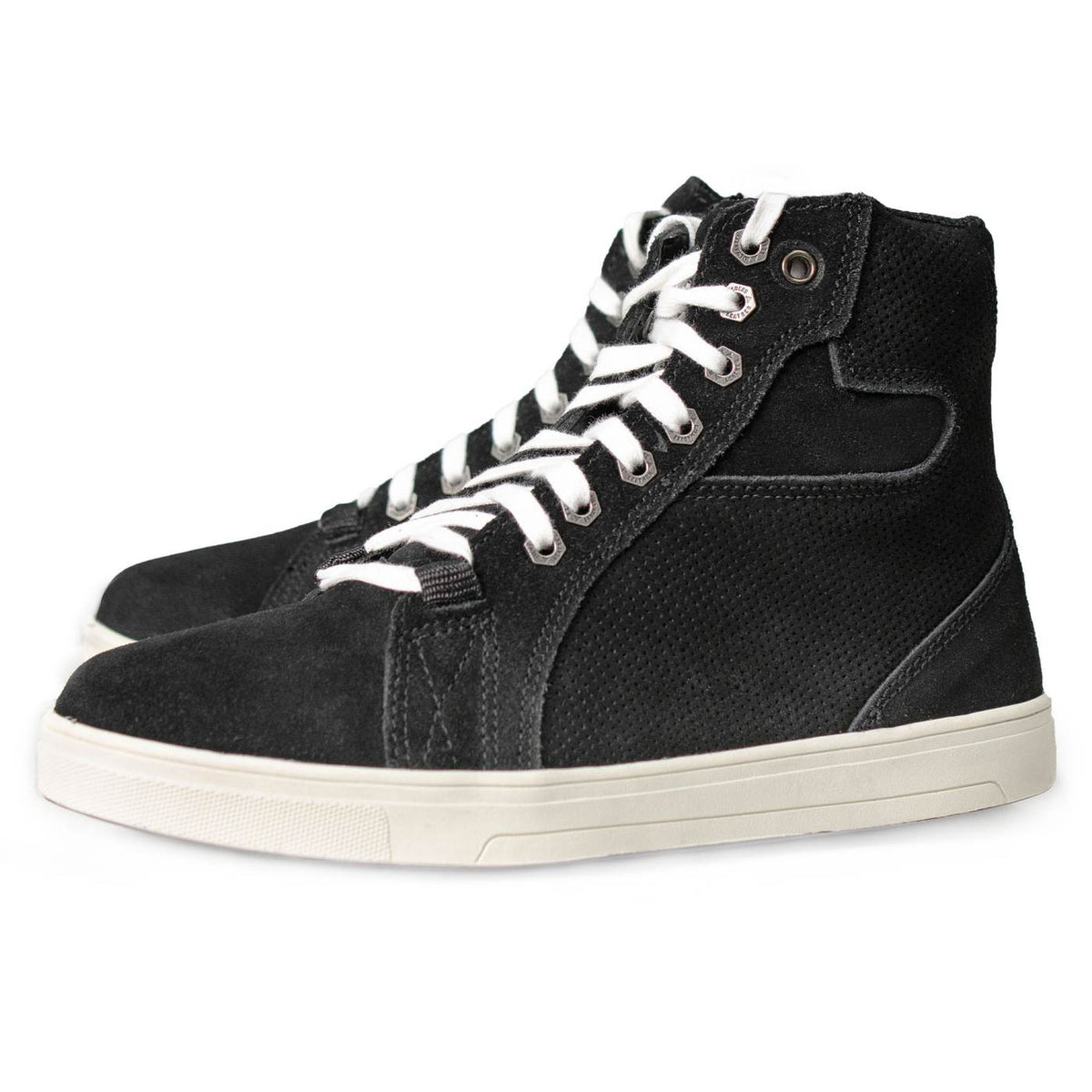 Milwaukee Leather Men's Roadflow Black Suede Reinforced Street Riding Shoes - MBM9106