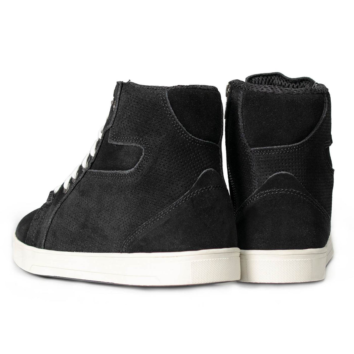 Milwaukee Leather Men's Roadflow Black Suede Reinforced Street Riding Shoes - MBM9106