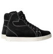 Milwaukee Leather Men's Roadstitch Black Suede Reinforced Street Riding Shoes w/ White Stitching - MBM9107