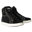 Milwaukee Leather Men's Roadstitch Black Suede Reinforced Street Riding Shoes w/ White Stitching - MBM9107