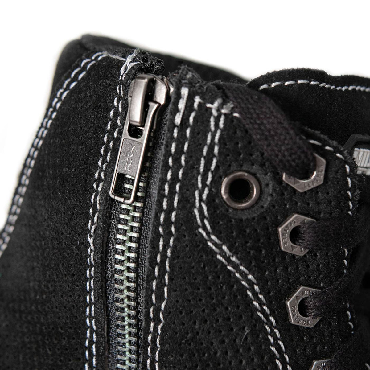 Milwaukee Leather Men's Black Suede Street Riding Shoes, MBM9106