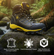 Bazalt Men’s Leather Waterproof Frost-Proof Outdoor Hiking & Work Boots