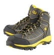 Bazalt MBM9122 Men’s Black & Yellow Waterproof Frost-Proof Leather Work & Hiking Shoes