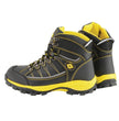 Bazalt MBM9122 Men’s Black & Yellow Waterproof Frost-Proof Leather Work & Hiking Shoes