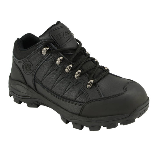 Bazalt MBM9126 Men's Black Water and Frost Proof Leather Outdoor Lace-Up Shoes