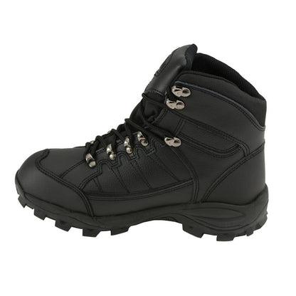 Bazalt MBM9128 Men's Black Water and Frost Proof Leather Lace-Up Work Boots