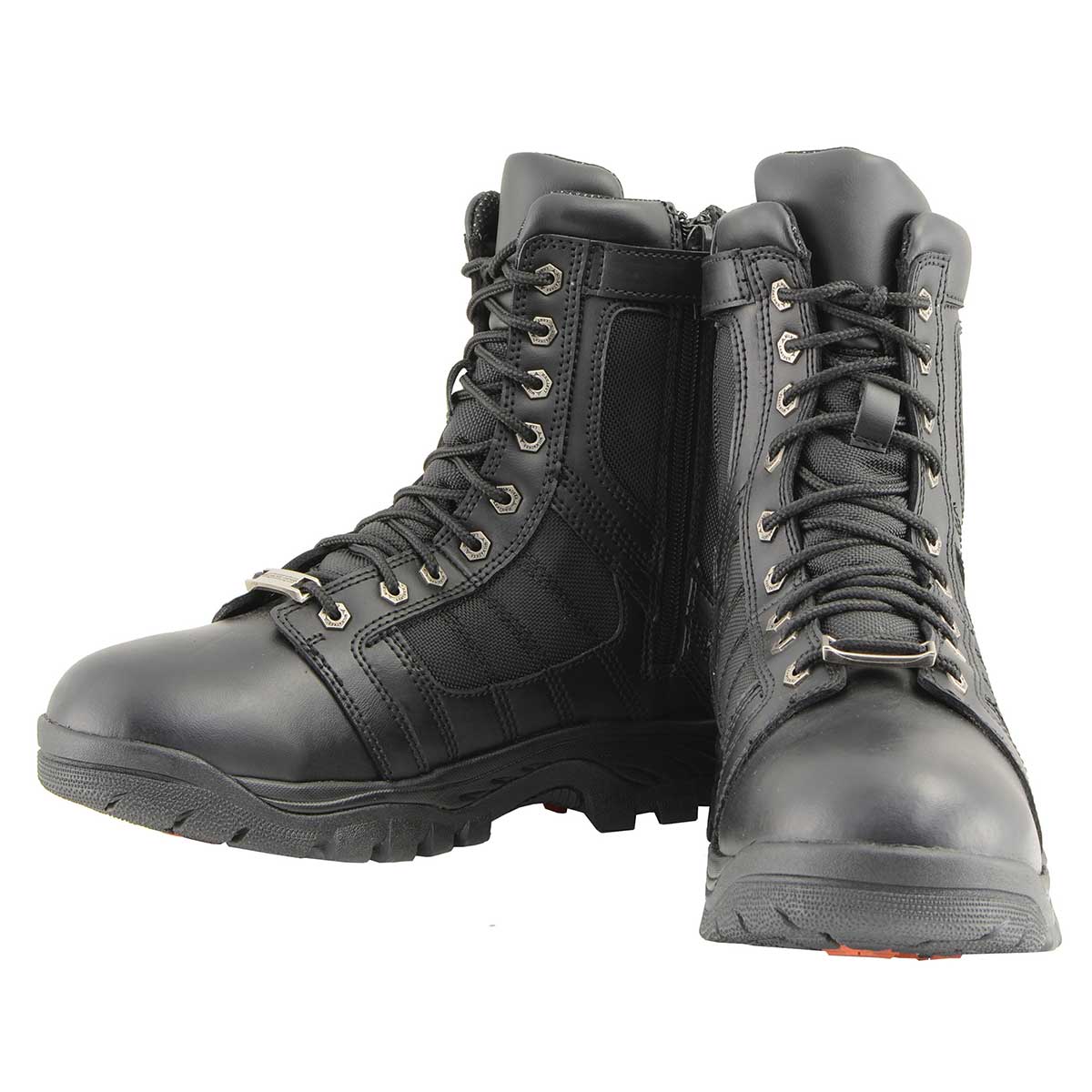 Milwaukee Leather MBM9130WP Men’s Black Lace-Up Waterproof Swat Style-Tactical Biker Motorcycle Boots