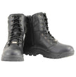 Milwaukee Leather MBM9135 Men’s Black Lace-Up Waterproof Swat Style-Tactical Motorcycle Boots