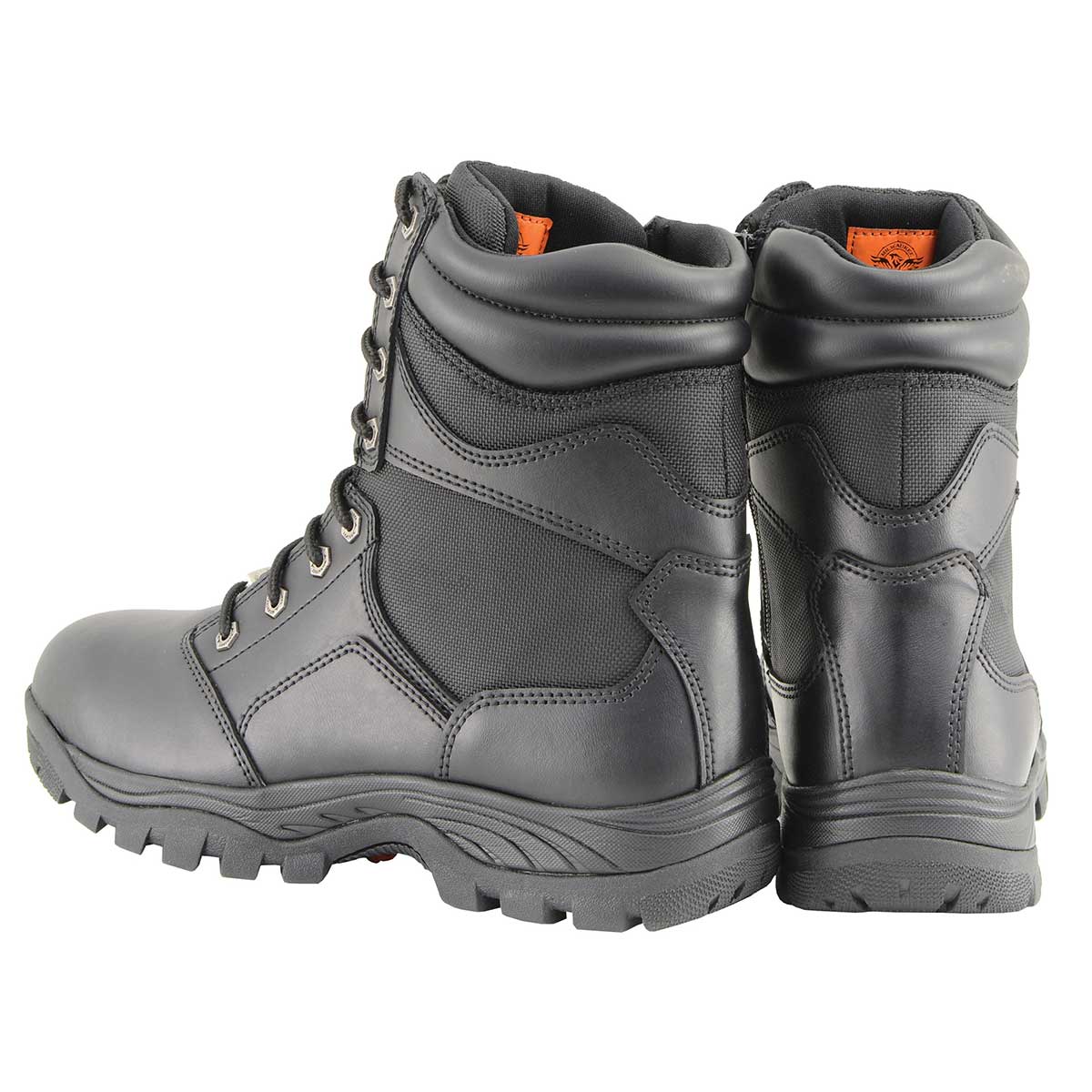 Milwaukee Leather MBM9135 Men’s Black Lace-Up Waterproof Swat Style-Tactical Motorcycle Boots