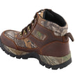 Milwaukee Leather MBM9141 Men's Brown Waterproof Hiking Boots with Mossy Oak Print