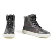 Milwaukee Leather MBM9153 Men's Vintage Grey Leather High-Top Reinforced Street Riding Waterproof Shoes