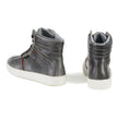 Milwaukee Leather MBM9153 Men's Vintage Grey Leather High-Top Reinforced Street Riding Waterproof Shoes