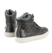 Milwaukee Leather MBM9153 Men's Vintage Grey Leather High-Top Reinforced Street Riding Waterproof Shoes