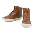 Milwaukee Leather MBM9154 Men's Cognac Leather High-Top Reinforced Street Riding Waterproof Shoes w/ Ankle Support