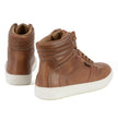 Milwaukee Leather MBM9154 Men's Cognac Leather High-Top Reinforced Street Riding Waterproof Shoes w/ Ankle Support