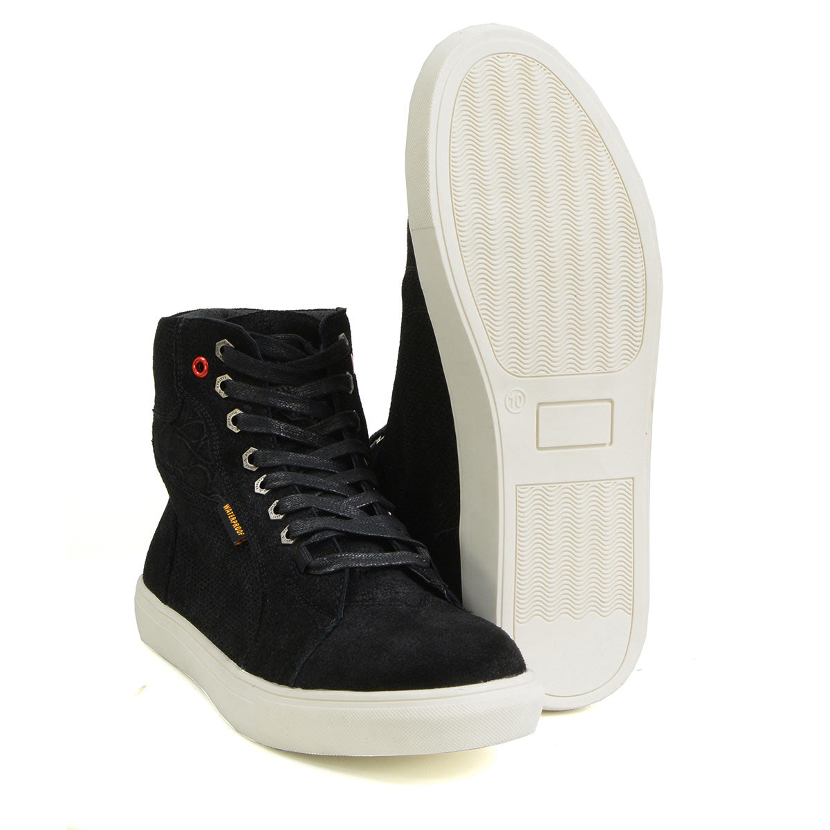 Milwaukee Leather MBM9155 Men's Black Suede Leather Reinforced