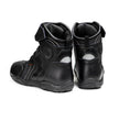 Milwaukee Leather Men's Troop Sport Black Waterproof Leather Motorcycle Racer Style Boots - MBM9185
