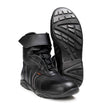 Milwaukee Leather Men's Troop Sport Black Waterproof Leather Motorcycle Racer Style Boots - MBM9185