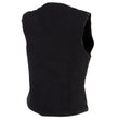 Milwaukee Leather MDL4000 Women's Black Denim 4-Snap Button Closure Motorcycle Rider Vest