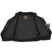 Milwaukee Leather MDL4020 Women's Classic Black ‘6 Pocket’ Side Lace Denim Vest