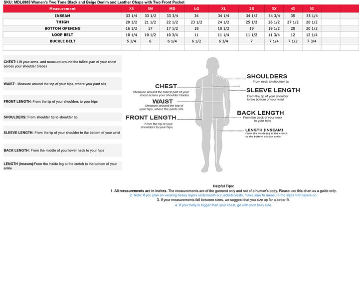 Milwaukee Leather MDL6905 Women&