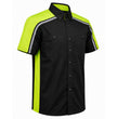 Milwaukee Motorcycle Clothing Co. Men's Green Mechanic Shirt, MDM11604