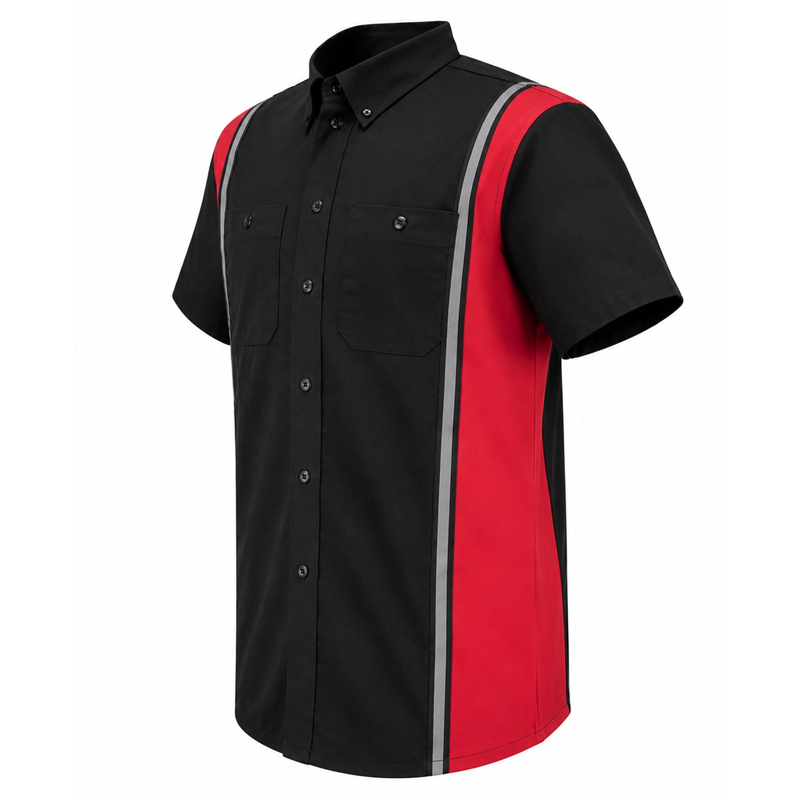 Milwaukee Motorcycle Clothing Co. Men's Red Mechanic Shirt, MDM11607