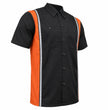 Milwaukee Motorcycle Clothing Co. Men's Orange Mechanic Shirt, MDM11610