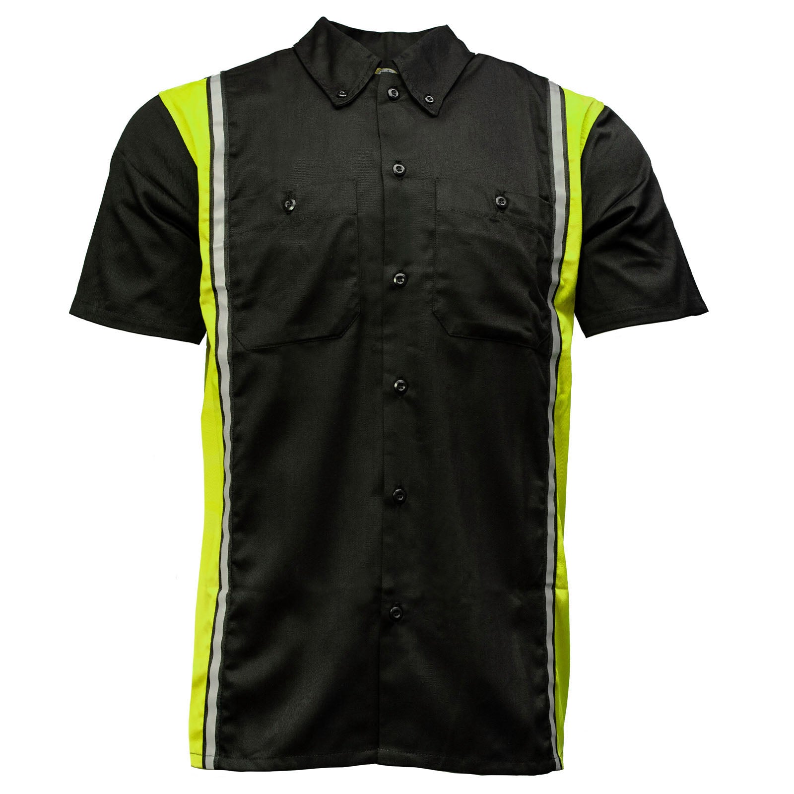 Milwaukee Motorcycle Clothing Co. Men's Green Mechanic Shirt, MDM11611