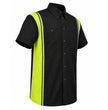 Milwaukee Motorcycle Clothing Co. Men's Green Mechanic Shirt, MDM11611
