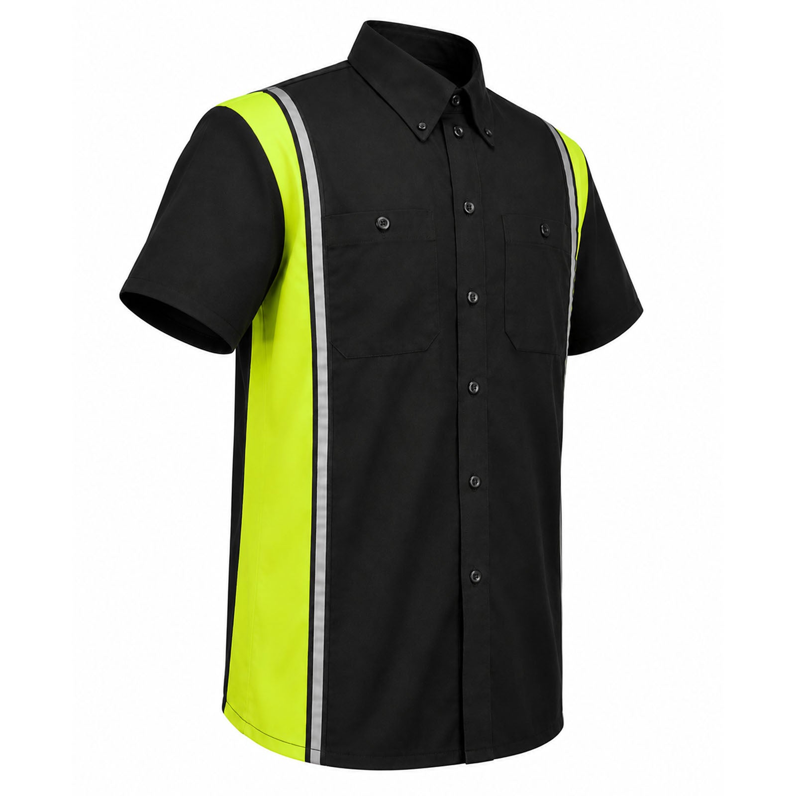 Milwaukee Motorcycle Clothing Co. Men's Green Mechanic Shirt, MDM11611