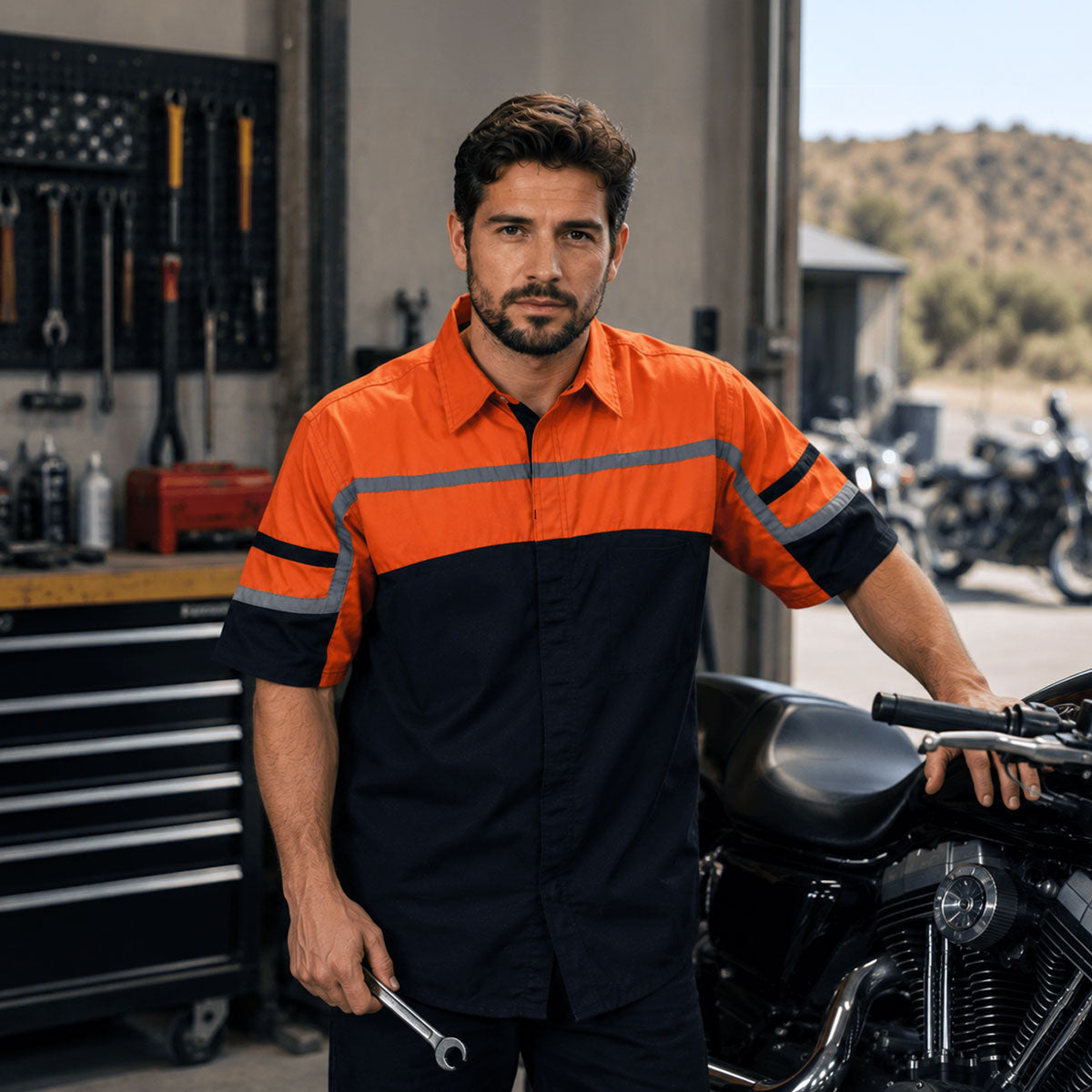 Men's Torque Shift Mechanic Shirt, MDM11616