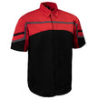 MMCC Men’s Torque Shift Mechanic Work Shirt - Reflective Workwear, Concealed Closure - 50/50 Blend - MDM11617