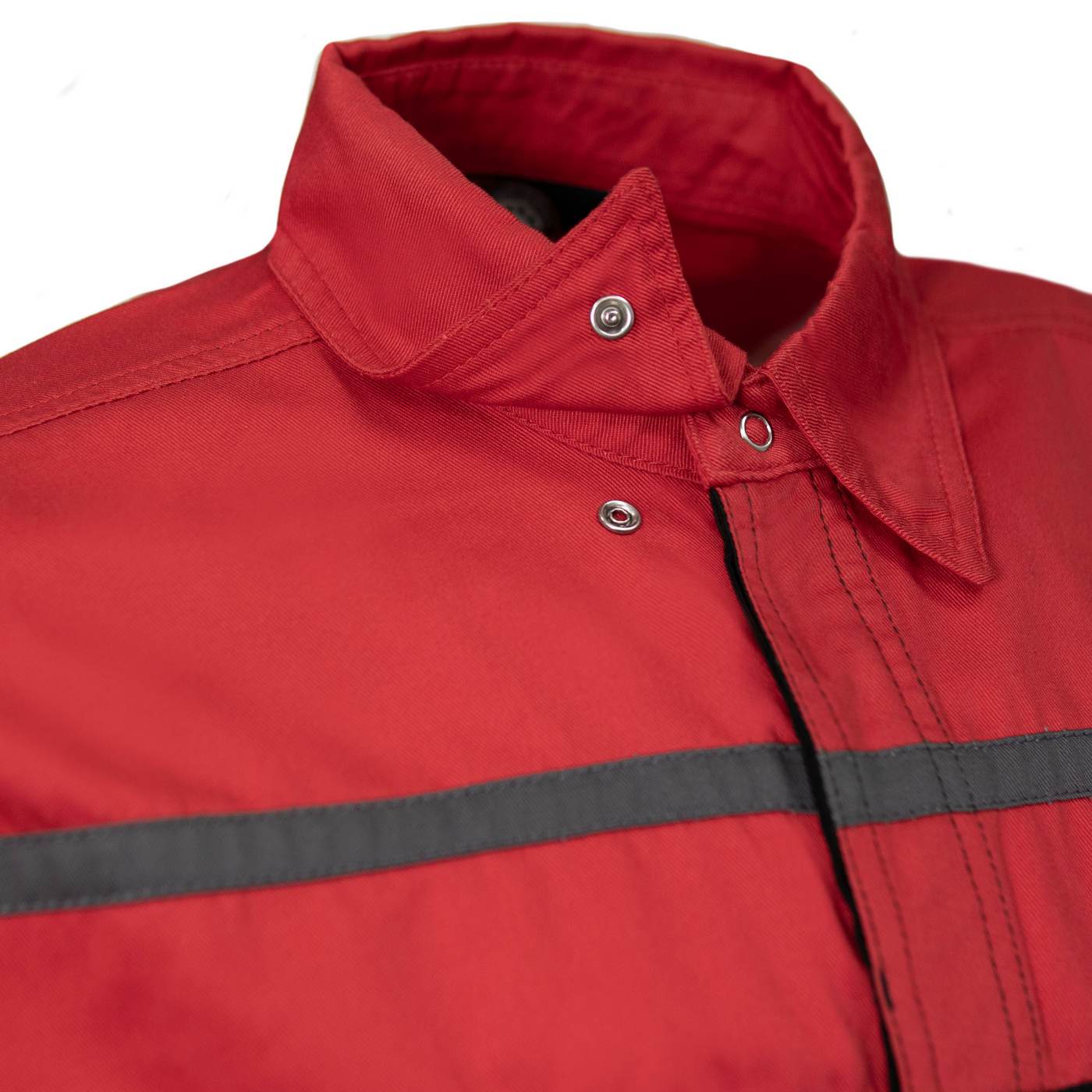MMCC Men’s Torque Shift Mechanic Work Shirt - Reflective Workwear, Concealed Closure - 50/50 Blend - MDM11617