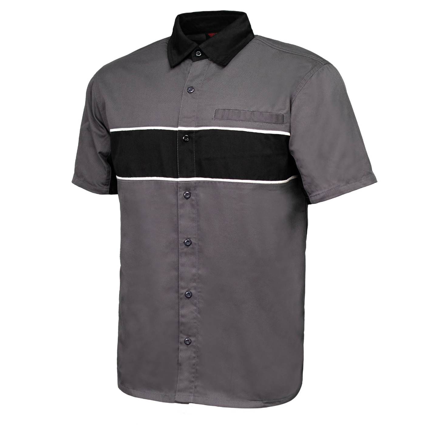 MMCC Men's Hardline PolyPoly-Blend Mechanic Shirt - MDM11619