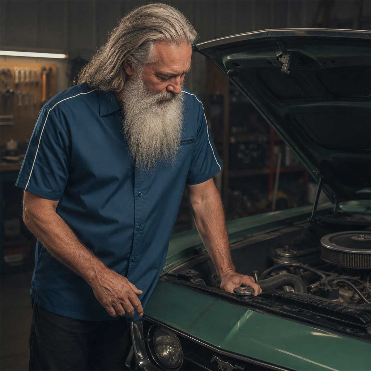 Milwaukee Motorcycle Clothing Co. Men's Mechanic Button Up Shirt