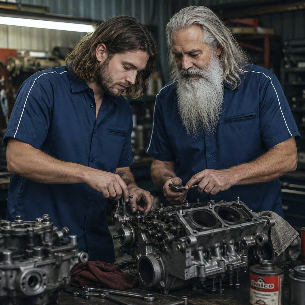 Milwaukee Motorcycle Clothing Co. Men's Mechanic Button Up Shirt