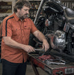 Milwaukee Motorcycle Clothing Co. Men's Mechanic Work Shop Shirt, MDM11624