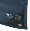 MMCC Men’s 'Double Down' Blue/Black Short Sleeve Mechanic Work Shirt - w/ Single Pocket - MDM11625