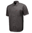 MMCC Men's Steel Grey Super Duty Classic Mechanic Button Up Shirt - 2 Chest Pockets - Microfiber Panel - MDM11628