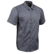 Milwaukee Leather Men’s Classic Button-Up Mechanic Durable Work Shirt - Short Sleeve Cotton Twill Garage Shirt
