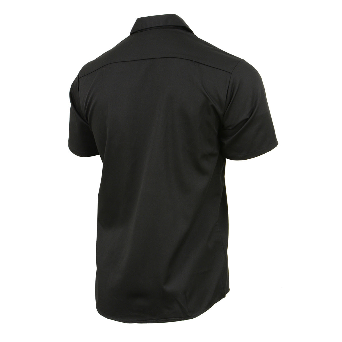 Milwaukee Leather MDM11669 Men's Black Button Up Heavy Duty Work Shirt | Classic Mechanic Work Shirt w/ Pockets 5X-Large, Size: 5XL Milwaukee Leather MDM11669 Men's Black Button Up Heavy Duty Work Shirt | Classic Mechanic Work Shirt w/ Pockets 5X-Large, Size: 5XL
