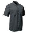 MMCC Men's Charcoal Super Duty Classic Mechanic Work Shirt - 2 Chest Pockets - Microfiber Panel - MDM11687