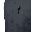 MMCC Men's Charcoal Super Duty Classic Mechanic Work Shirt - 2 Chest Pockets - Microfiber Panel - MDM11687