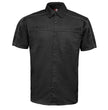 MMCC Men's Slipstream Black/Grey Mechanic Work Shirt - 100% Cotton w/ Microfiber Panel - MDM11689