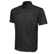 MMCC Men's Slipstream Black/Grey Mechanic Work Shirt - 100% Cotton w/ Microfiber Panel - MDM11689